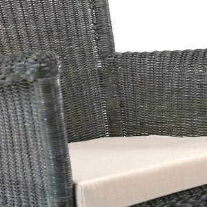 Fauteuil rosas olive en osier fitrit