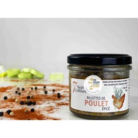 Rillettes de poulet épicé