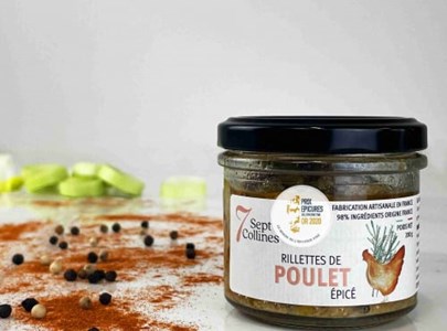 Rillettes de poulet épicé