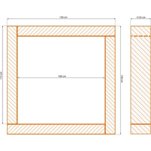 Ensemble xxl blocs en mousse blanc-beige