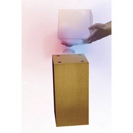 Lampe led en lévitation en bois clair me