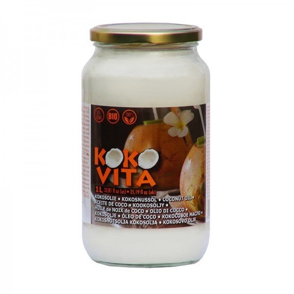 Huile vierge de noix de coco biologique désodorisée 1L