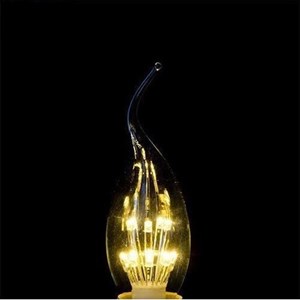 Ampoule lampe e14 led forme de flamme mu