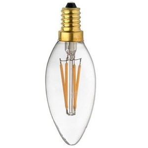 Ampoule lampe e14 led filament droits 4w