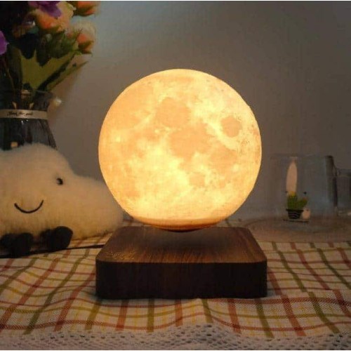 Globe lune 3d en lévitation moonflight b