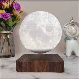 Globe lune 3d en lévitation moonflight b