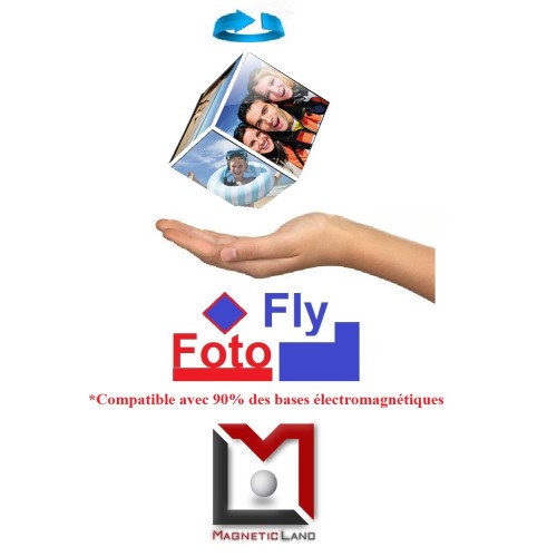 Cadre photo 3d en lévitation fotofly pou
