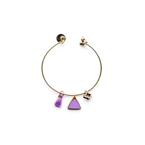 Bracelet en laiton et bois