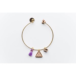Bracelet en laiton et bois