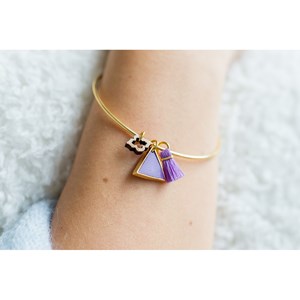 Bracelet en laiton et bois