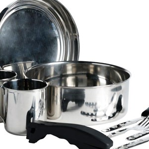 Popote laken inox 2 personnes + housse