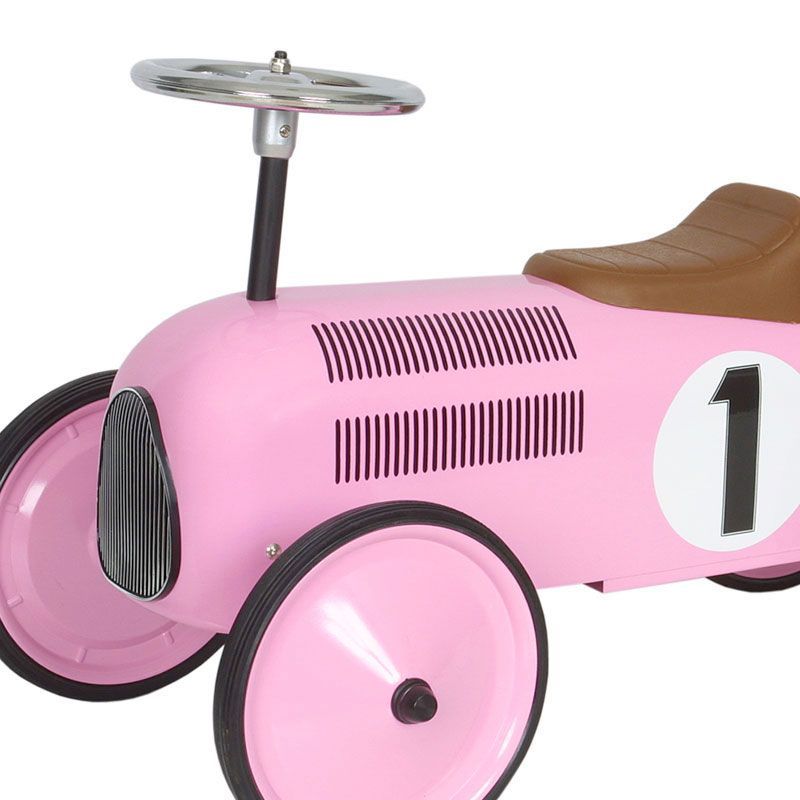 porteur voiture rose