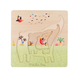 Puzzle éléphant bois