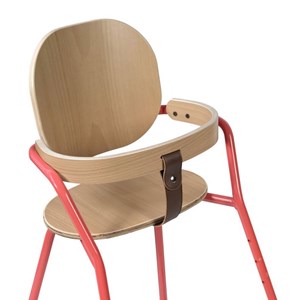 Chaise haute évolutive tibu rouge