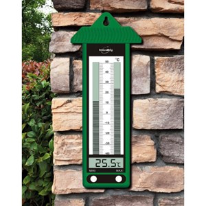 Thermomètre électronique mini maxi vert