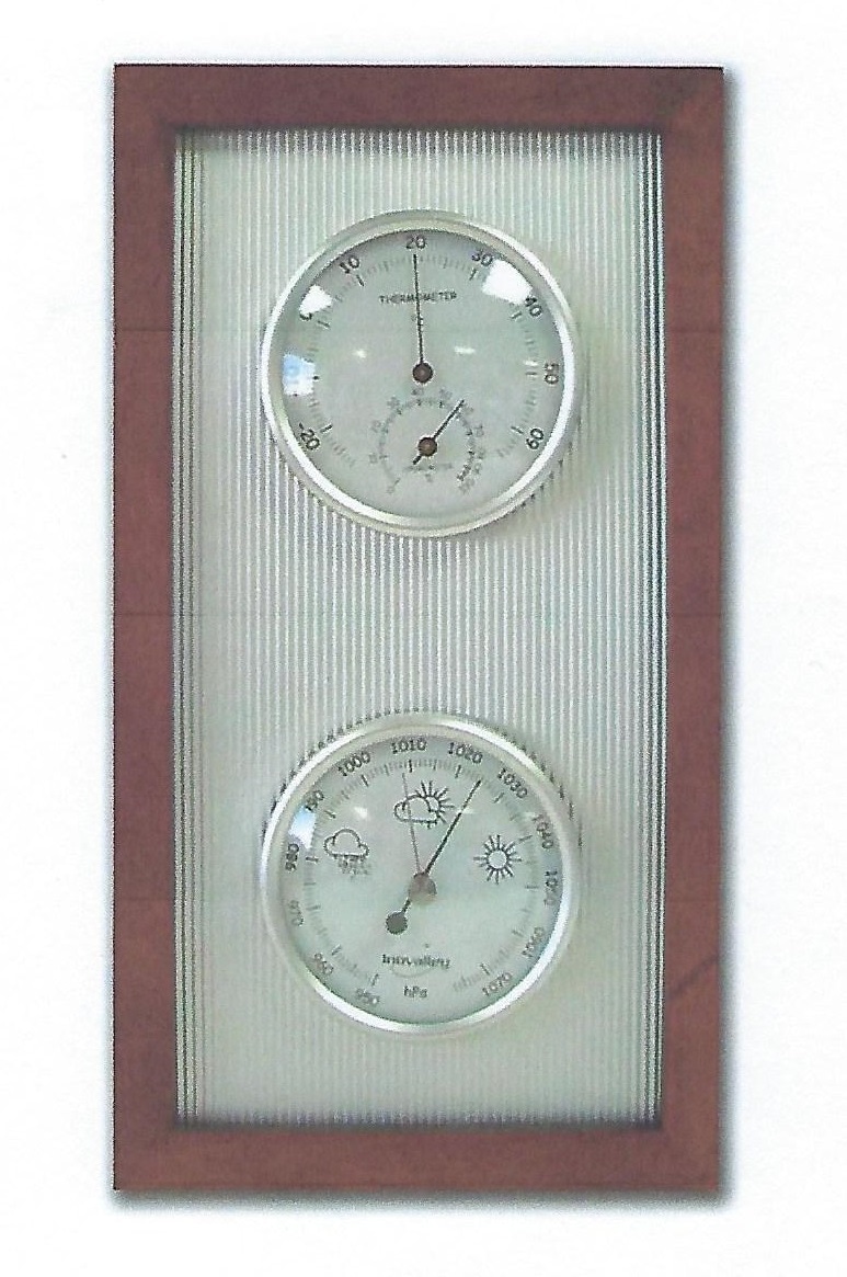 Baromètre 3-en-1 avec thermomètre et hygromètre 6080081 Nature 409386 -  Habitium®