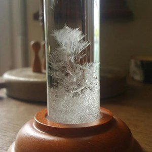 Baromètre de fitzroy en verre 17 cm