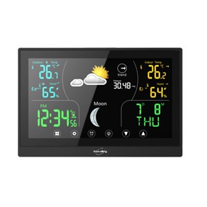 Station météo avec écran lcd couleur tac