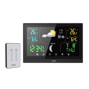 Station météo avec écran lcd couleur tac