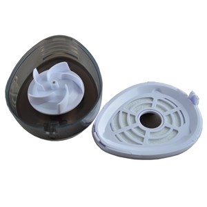 Diffuseur par ventilation sonice gris