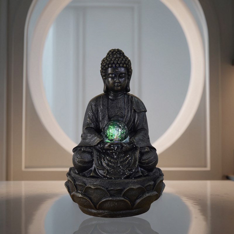 Zen Light - Fontaine Grand Bouddha Méditation