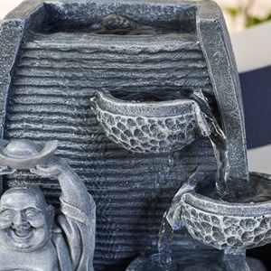 Fontaine bouddha rieur