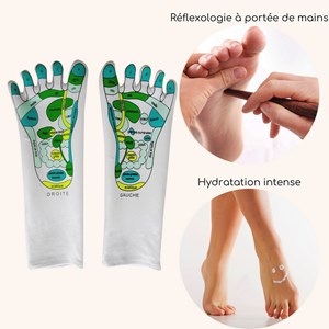 Chaussettes hydratantes réflexologie
