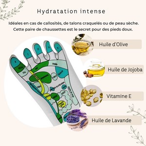 Chaussettes hydratantes réflexologie