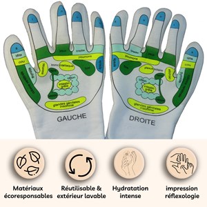 Gants spa réflexologie