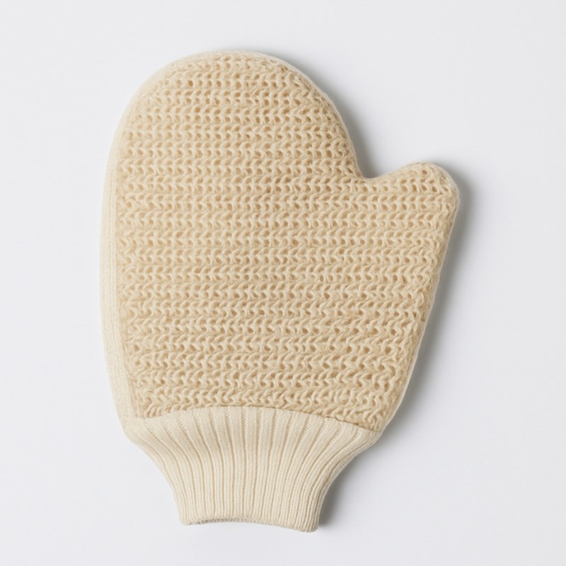 Gants de massage en crin