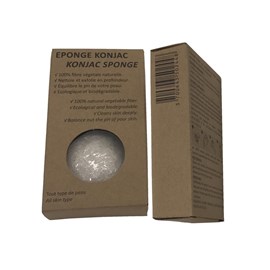 Eponge konjac au charbon de bambou