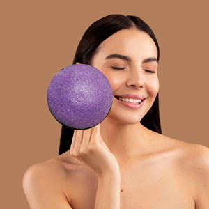 Eponge konjac à la lavande
