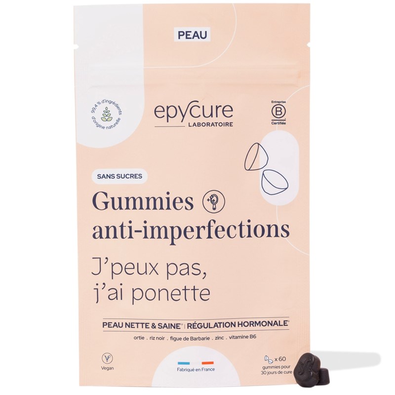 Gummies anti-imperfection sans sucres