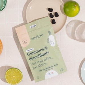 Gummies détoxifiants sans sucres