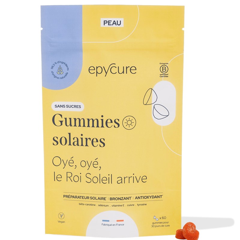 Gummies solaires sans sucres