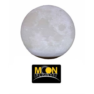 Globe lune moonflight 3d lumineux 10cm (