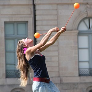 Bolas contact 80mm play orange