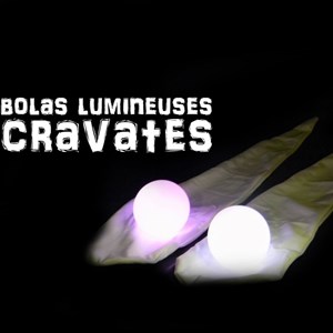 Bolas cravates lumineuses multicolores