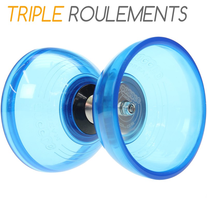 Juggle Dream - Diabolo triple roulements cyclone quartz