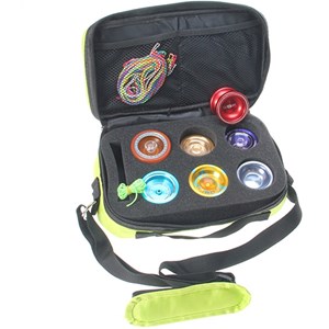 Housse pour 6 yoyos vert