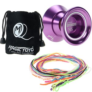 Yoyo n5 desperado violet + 10 ficelles +