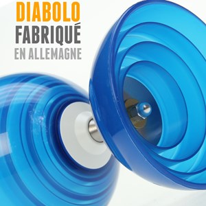 Kit diabolo beach free bleu + baguettes