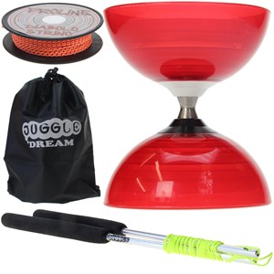 Kit diabolo beach free rouge + baguettes