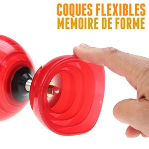 Kit diabolo beach free rouge + baguettes