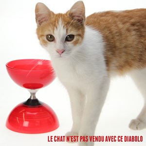Kit diabolo beach free rouge + baguettes
