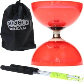 Kit diabolo cyclone quartz rouge + bague