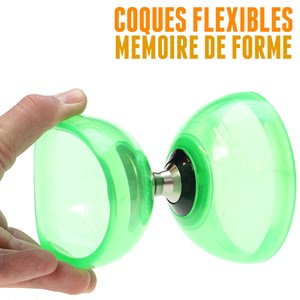 Kit diabolo cyclone quartz vert + baguet