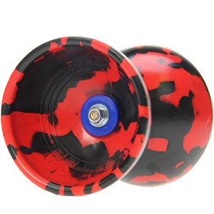 Kit diabolo jester noir et rouge + bague