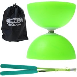 Kit diabolo comet vert + baguettes super