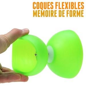 Kit diabolo comet vert + baguettes super